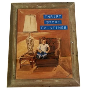 Thrift Store Paintings Paperback Book By Jim Shaw - Imagen 1 de 10