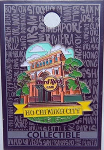 Hard Rock Cafe HO CHI MINH CITY Year 2018 City Icon Pin - Picture 1 of 2