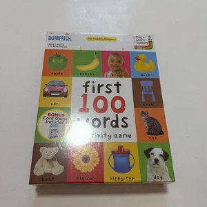 BriarPatch First 100 Words Actiivity Game Baby Toddler Ages 2+ Matching Card NEW - Picture 1 of 2