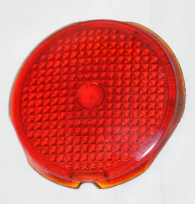 Vintage Stock OEM Red Glass Rear Tail Light Lens 1938 1939 Dodge Plymouth #A10 - Image 1 of 4
