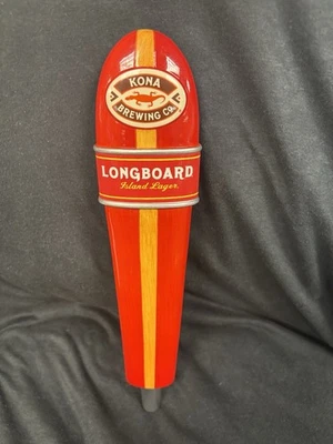 Kona Longboard Island Lager Kona Brewing Co. 12" Tall Beer Tap Handle FREE SHIP - Image 1 of 4