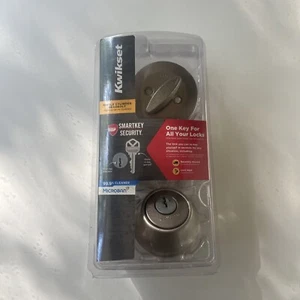 Kwikset Security Single-Cylinder Deadbolt Satin Nickel 660 15 SMT CP K6 V2 NEW - Bild 1 von 14