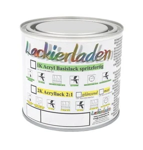 Pintura de coche 0,5 litros lista para pulverizar para Volkswagen VW LB5N 7D azul índigo Perl Indigo - Imagen 1 de 7