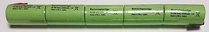 5er Akku Säule Sub-C 3000 mAh | 6 V NiMh mit Z Lötfahne - Bild 1 von 1