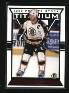 JOE THORNTON 2002/03 02/03 PACIFIC PRIVATE STOCK TITANIUM #260/299 AG4260