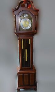 Vintage Howard Miller Triple Chiming Barwick Grandfather Clock