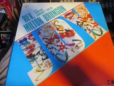 1977 REV. MILTON BRUNSON & THOMPSON COMMUNITY SINGERS Joy LP Creed Gospel VG+/NM - Image 1 of 3