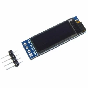 0,91" 128x32 blau OLED Display Modul Arduino I2C Monitor Flux Workshop - Bild 1 von 4