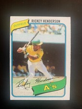 1980 Topps - #482 Rickey Henderson (RC)