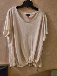 Weißes Freizeithemd für Damen Größe 1X neu mit Etikett - Bild 1 von 2