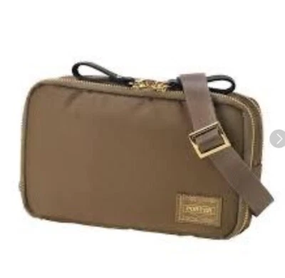PORTER GIRL / SHEA WALLET SHOULDER BAG -Oak Color  Minimal Used from Japan - Image 1 of 4