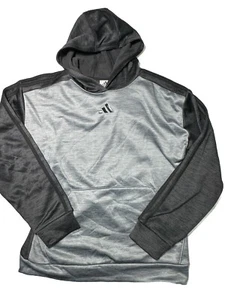 Adidas Long Sleeve Game and Go Mélange Pullover Hoodie Size Men's Large 14/16 - Picture 1 of 6