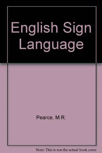 English Sign Language, Pearce, M.R., Good Condition, ISBN 0245531270 - Image 1 of 1