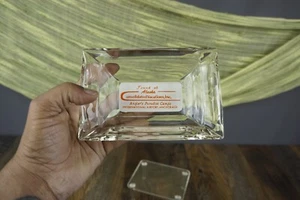 Vintage SELTEN ALASKA Consolidated Vacations, Inc. GLAS ASCHENBECHER rechteckig 6"x4" - Bild 1 von 13