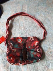 Nagelneue Oilily kleine Tasche floral rosa Muster - Bild 1 von 5