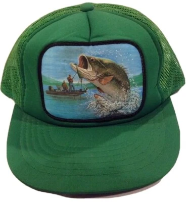 DE COLECCIÓN SOMBRERO DE CAMIONERO DE MALLA SNAPBACK PESCA HINCHADA AÑOS 80 90 Foto 1 de 4