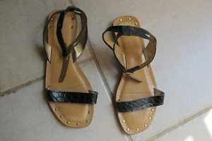 Kate Spade New York Black Ankle Strap Sandals. Size 7M.Made in Italy. - Picture 1 of 4