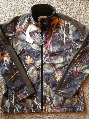 CHAQUETA DE CAZA NUEVA CON ETIQUETAS WFS BURLY GIRL Camuflaje Softshell Impermeable Niñas XL Foto 1 de 4