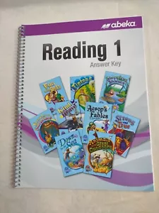 Abeka Reading 1 Answer Key Homeschool Teachers Book 1st Grade 1 - Picture 1 of 8