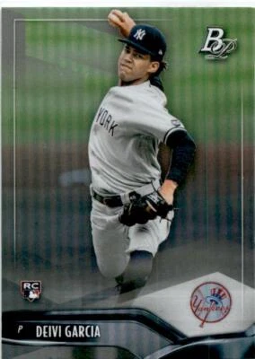 2021 Bowman Platinum #63 Deivi Garcia Rookie New York Yankees - Image 1 of 2