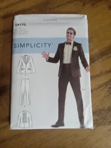 BeetleJuice, Zauberer Smoking Simplicity 9170 (Größe 44-52)~Hochzeit~Abschlussball~Cosplay - Bild 1 von 2
