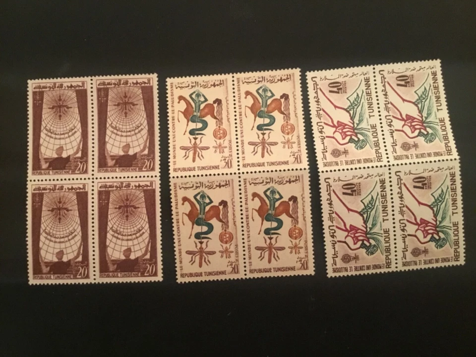 ICOLLECTZONE Túnez 404-06 bloques en estado bastante bueno NH Foto 1 de 1