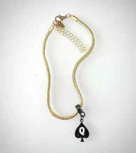 QOS BRAND Anklet- Queen of Spades Hotwife Swinger Lifestyle Jewelry - Picture 1 of 1