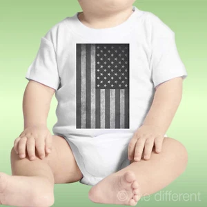 Body Neonato Unisex Bandiera Americana Vintage American Flag Idea Regalo - Imagen 1 de 1