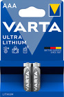 2x VARTA Ultra Lithium AAA Micro LR3 Batteries, 1,5V (1x2er Blister Pack) 6103
