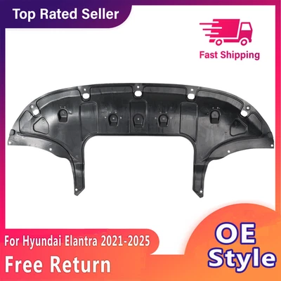 Engine Splash Shield For Hyundai Elantra 2021 2022 2023 Front Lower 29110AB000 - Image 1 of 4