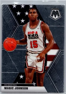 2019-20 Panini Mosaic #255 Magic Johnson USA - Picture 1 of 2