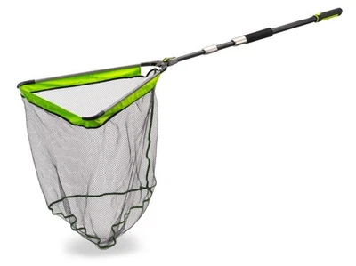 SÄNGER TTS Sänger MaxForcer Kescher 2/3 tlg, Metallkopf, gummiert, Stabil, Klappkescher