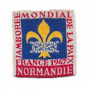 Normandie Subcamp Patch 1947 6th World Jamboree Held in France Boy Scouts GD - Picture 1 of 2