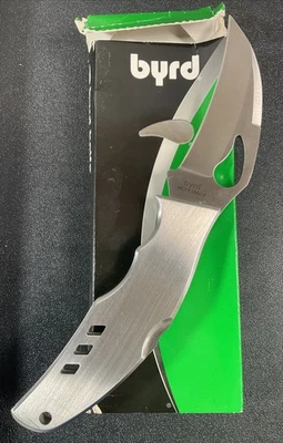 Spyderco Byrd Crossbill Steel Handle Plain Edge BY07P 3.5" Blade Manual Open - Image 1 of 4