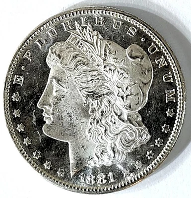 1881-S Ch / Gem BU Brilliant PL Proof-like Ligh Cameo Old Collection - Image 1 of 4