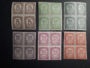 Stamps spain 1938 definatives MNH blocks of four. SG 773 to 778 - Picture 1 of 1