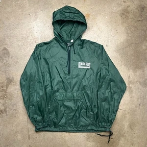 Vintage Florida State University Windbreaker Jacke Anorak Grün Large - Bild 1 von 5
