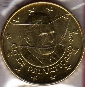 E546 Moneta Coin CITTA' DEL VATICANO: 50 euro cent 2011 UNC - Imagen 1 de 1