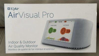 Completo: Monitor de calidad del aire interior/exterior IQAir AirVisual Pro Wi-Fi Foto 1 de 4