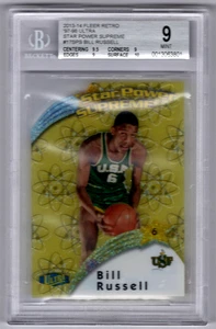 BILL RUSSELL 2013 FLEER RETRO 1997 ULTRA STAR POWER SUPREME BGS BECKETT 9 MINT - Picture 1 of 2