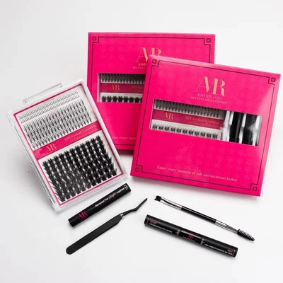 8mm-18mm Waterproof Cluster Lash Extension Long Sluster Lashes False Eyelashes - Image 1 of 4