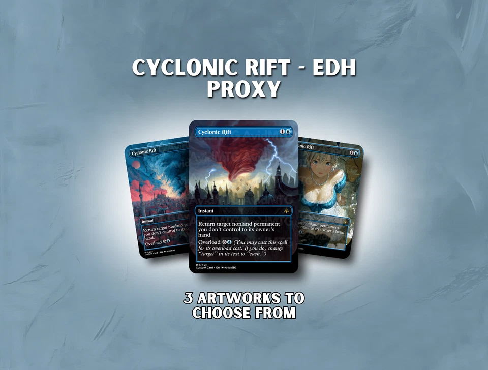 Cyclonic Rift - Custom Magic: The Gathering Card - Image 1 of 4