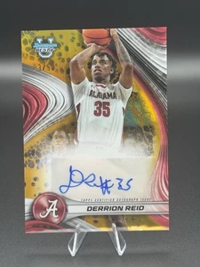 2024-25 Topps Bowman U Best Basketball #B24-DR Derrion Reid Gold Auto /50 - Picture 1 of 2