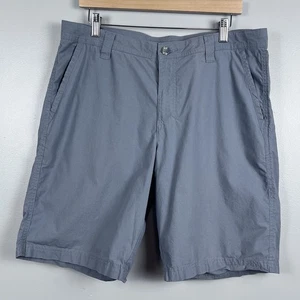 Columbia Men's 100% Cotton Gray Washed Out 10" Shorts AM4471 Size 34; Casual - Picture 1 of 10