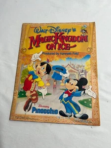 Walt Disney's Magic Kingdom on Ice Pinocchio 1987 Program Vintage - Picture 1 of 3