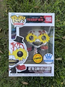 Funko Pop! Terrifier Art the Clown con gafas #1593 Bloody Chase + protector - Imagen 1 de 1