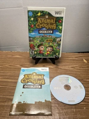 ANIMAL CROSSING CITY FOLK-WII-NINTENDO WII / WII U COMPATIBLE-COMPLETE - Image 1 of 4