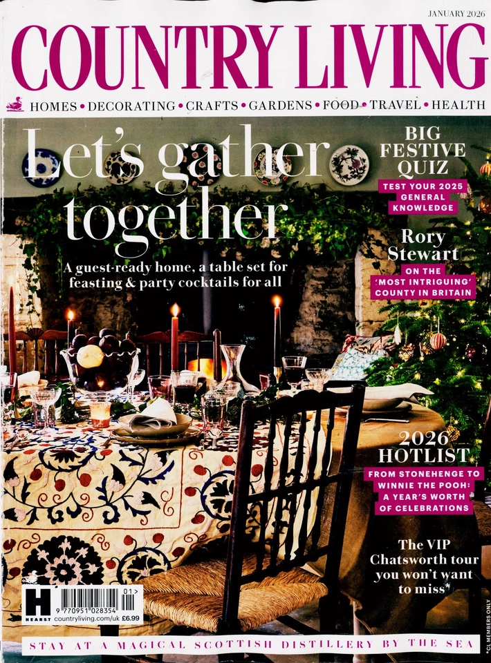 COUNTRY LIVING MAGAZINE JAN 26 Foto 1 de 1