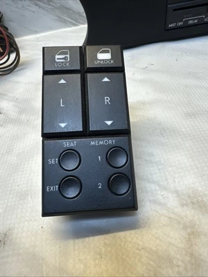 Interruptor de ventana eléctrica maestro LH Driver Cadillac Allante 1987-1993 con memoria y bloqueo Foto 1 de 4