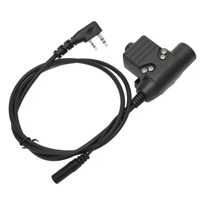 U94 Mikrofon palcowy PTT Wysoka wytrzymałość Przezroczysty zestaw głośnomówiący U94 PTT Adapter do CB - Zdjęcie 1 z 23